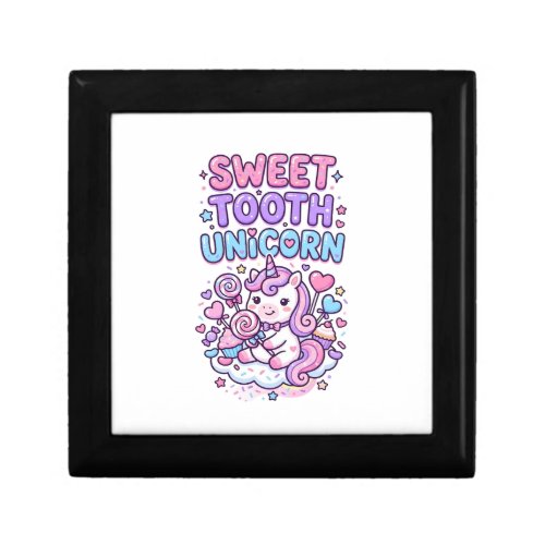 Unicorn Sweet Tooth Unicorn Cute Pastel Cute Gift Box