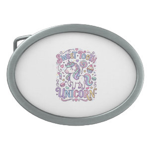 Unicorn Sweet Tooth Unicorn Original Merch Design_ Belt Buckle