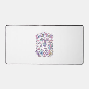 Unicorn Sweet Tooth Unicorn Original Merch Design_ Desk Mat
