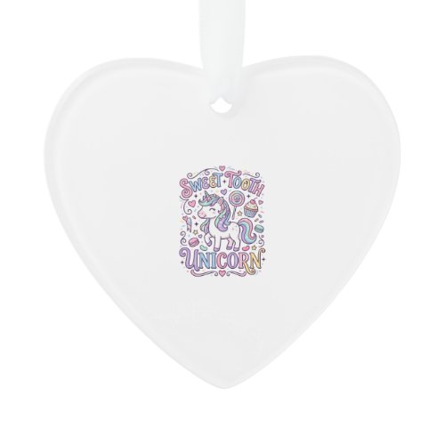 Unicorn Sweet Tooth Unicorn Original Merch Design_ Ornament