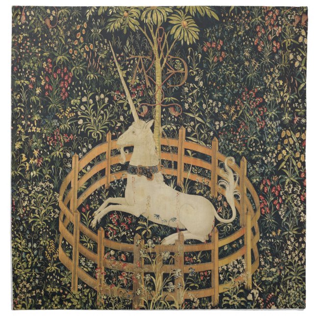 Unicorn Tapestries Classic Tapestry  Cloth Napkin (Front)