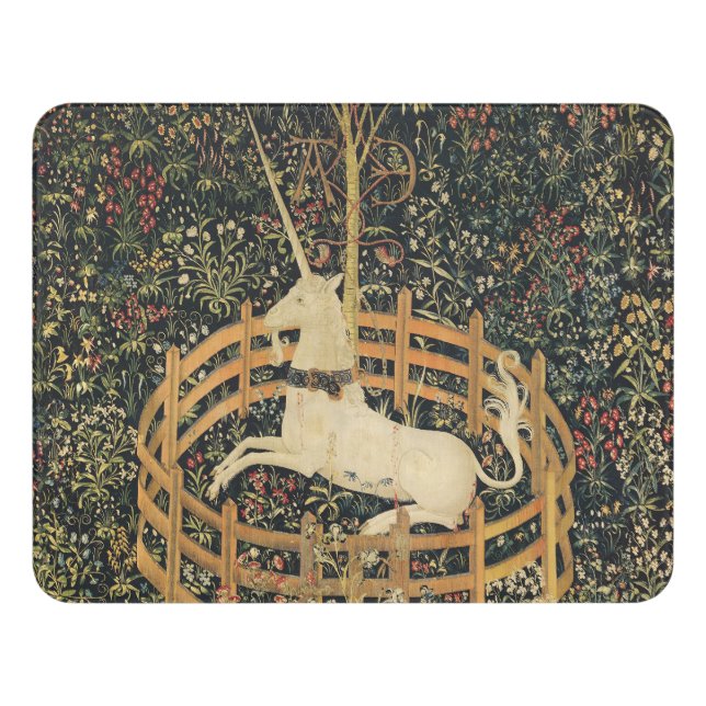 Unicorn Tapestries Classic Tapestry  Door Sign (Contemporary Front)