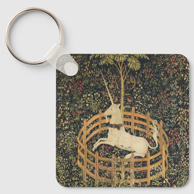 Unicorn Tapestries Classic Tapestry  Keychain (Front)