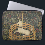 Unicorn Tapestries Classic Tapestry  Laptop Sleeve<br><div class="desc">Unicorn in Captivity from the famous unicorn tapestries,  this is an enhanced reproduction of the "The Unicorn in Captivity" tapestry .The mythical unicorn is part of the series is entitled "The Hunt of the Unicorn" which are also referred to as the Unicorn Tapestries". The tapestries were created from 1495-1505.</div>