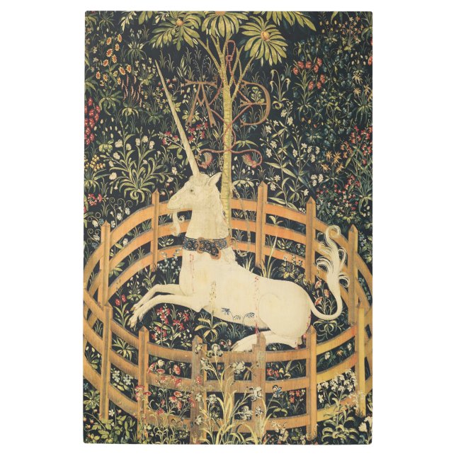 Unicorn Tapestries Classic Tapestry  Metal Print (Front)