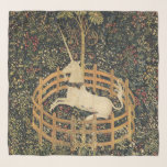 Unicorn Tapestries Classic Tapestry Scarf<br><div class="desc">Unicorn in Captivity from the famous unicorn tapestries, this is an enhanced reproduction of the "The Unicorn in Captivity" tapestry .The mythical unicorn is part of the series is entitled "The Hunt of the Unicorn" which are also referred to as the Unicorn Tapestries". The tapestries were created from 1495-1505.</div>