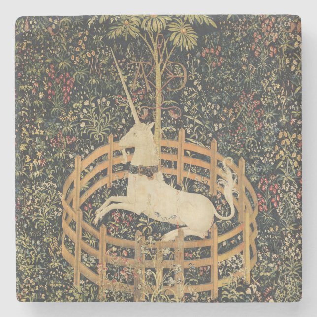 Unicorn Tapestries Classic Tapestry  Stone Coaster (Front)