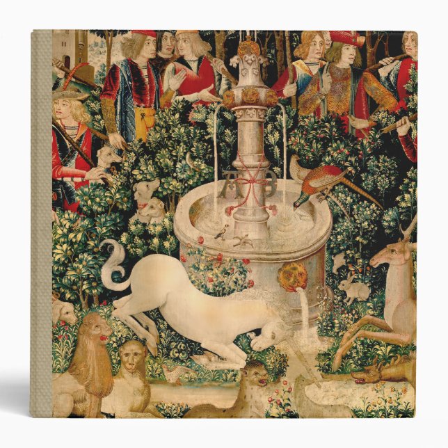 Unicorn Tapestries Found Legend Mythical 3 Ring Binder (Front)