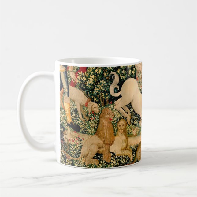 Unicorn Tapestries Found Legend Mythical Coffee Mug (Left)