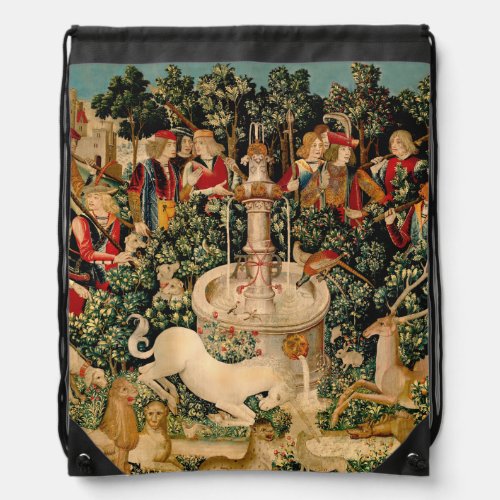 Unicorn Tapestries Found Legend Mythical Drawstring Bag
