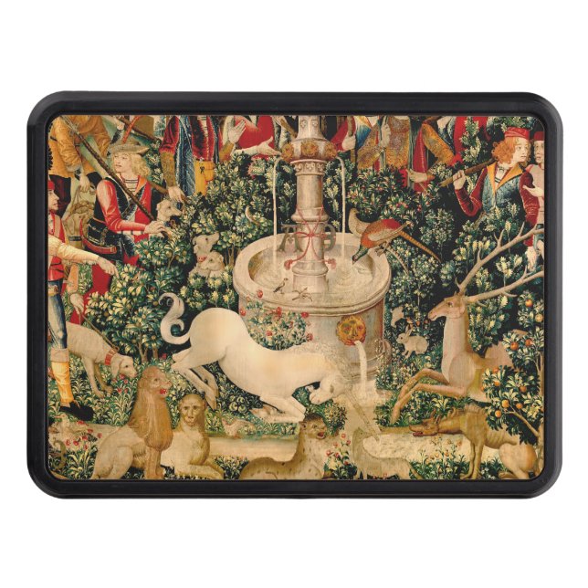 Unicorn Tapestries Found Legend Mythical Hitch Cover (Front)