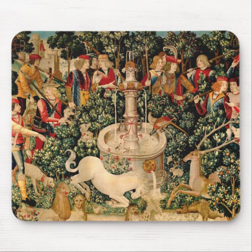 Unicorn Tapestries Found Legend Mythical Mouse Pad