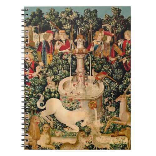 Unicorn Tapestries Found Legend Mythical Notebook