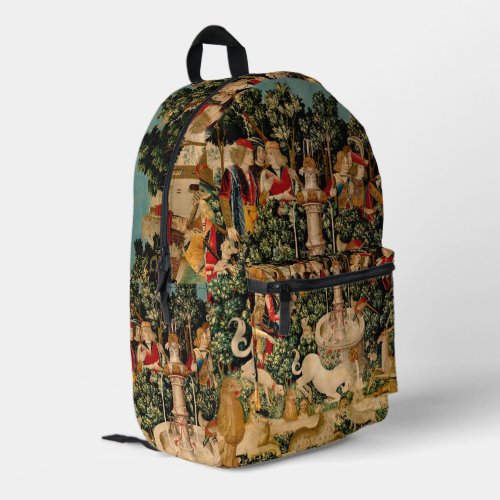 Unicorn Tapestries Found Legend Mythical Printed Backpack