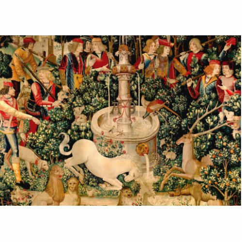 Unicorn Tapestries Found Legend Mythical Statuette