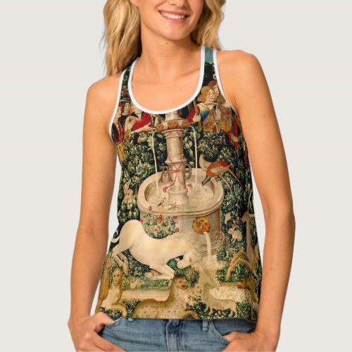 Unicorn Tapestries Found Legend Mythical Tank Top