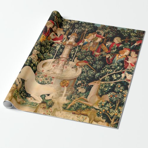 Unicorn Tapestries Found Legend Mythical Wrapping Paper