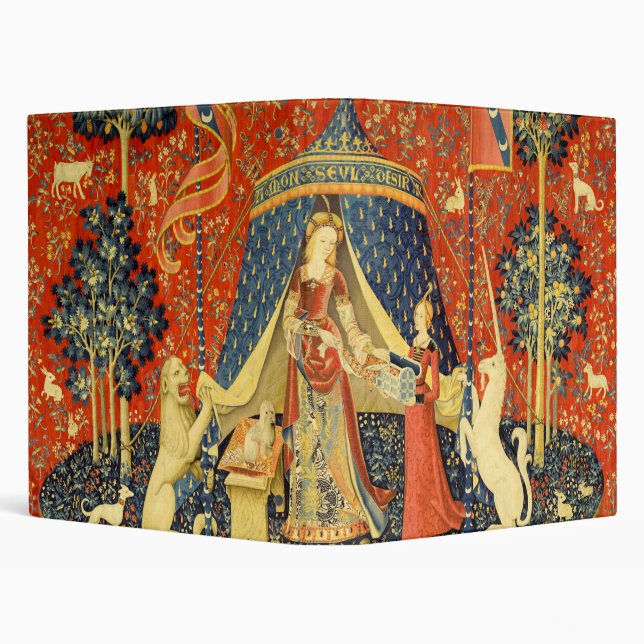 Unicorn Tapestries Lady Legend Medieval Binder (Background)