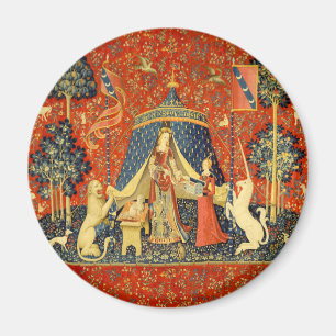 Unicorn Tapestries Lady Legend Medieval Magnet