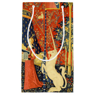 Unicorn Tapestries Lady Legend Medieval Small Gift Bag
