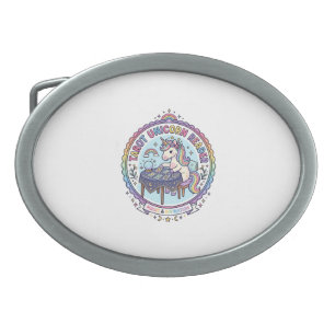 Unicorn Tarot Unicorn Reader Funny Shirt Graphic_1 Belt Buckle