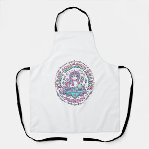 Unicorn Tarot Unicorn Reader Premium Funny Print o Apron