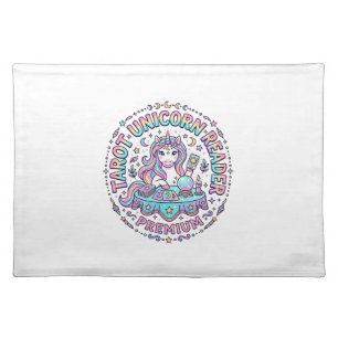 Unicorn Tarot Unicorn Reader Premium Funny Print o Cloth Placemat