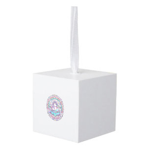 Unicorn Tarot Unicorn Reader Premium Funny Print o Cube Ornament