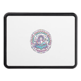 Unicorn Tarot Unicorn Reader Premium Funny Print o Hitch Cover