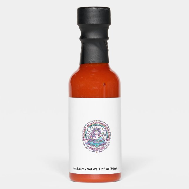 Unicorn Tarot Unicorn Reader Premium Funny Print o Hot Sauces (Front)