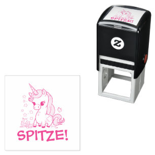 Unicorn Teacher and Motivational Ink Stamp