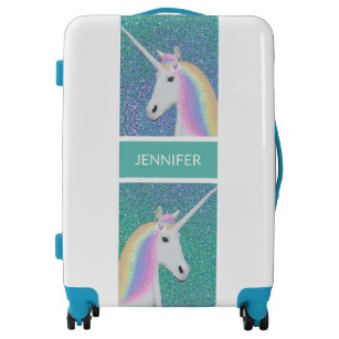 Personalized Little Girls Unicorn Duffel Bag