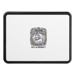Unicorn The Garden Unicorn Commercial Vector Desig Hitch Cover