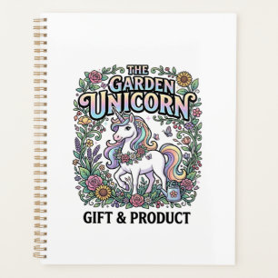 Unicorn The Garden Unicorn Commercial Vector Desig Planner