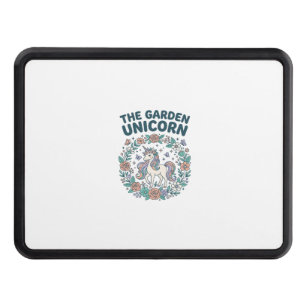 Unicorn The Garden Unicorn Trendy T-Shirt Design_1 Hitch Cover