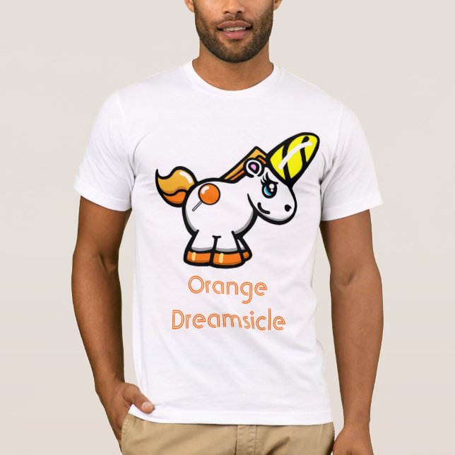 Unicorn!!  The Orange Dreamsicle T-Shirt (Front)