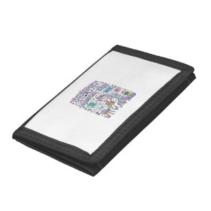 Unicorn Therapist with a Magical Side Gift Idea St Tri-fold Wallet