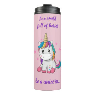 Unicorn thermal tumblers