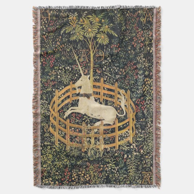 Unicorn Throw Blanket (Front Vertical)