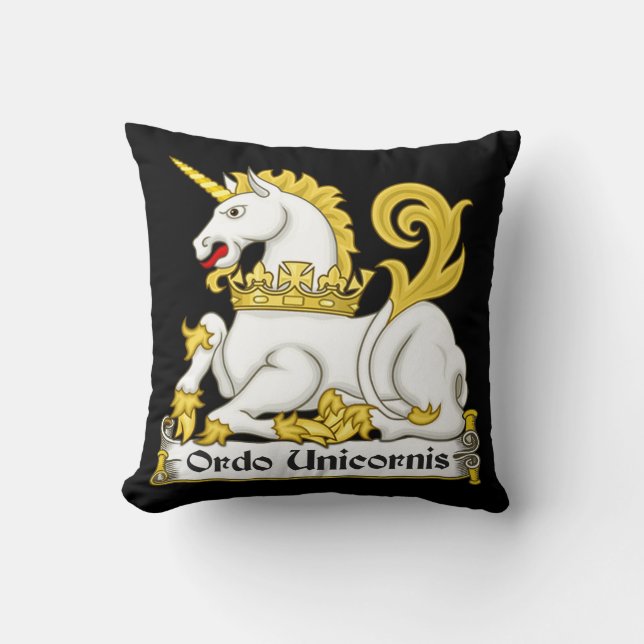 Unicorn Throw Cushion 41 x 41 cm (16" x 16" (Front)