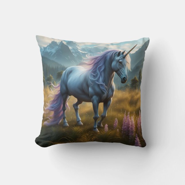 Unicorn Throw Pillow (Front)