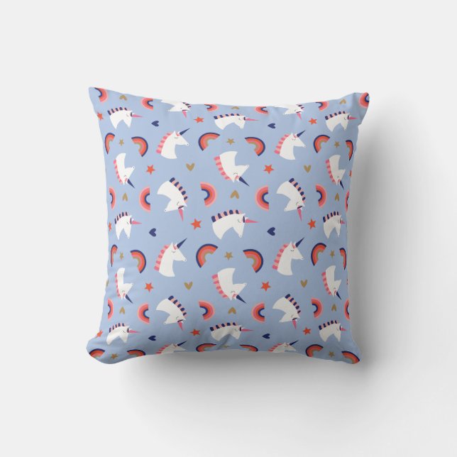 Unicorn Throw Pillow (Front)