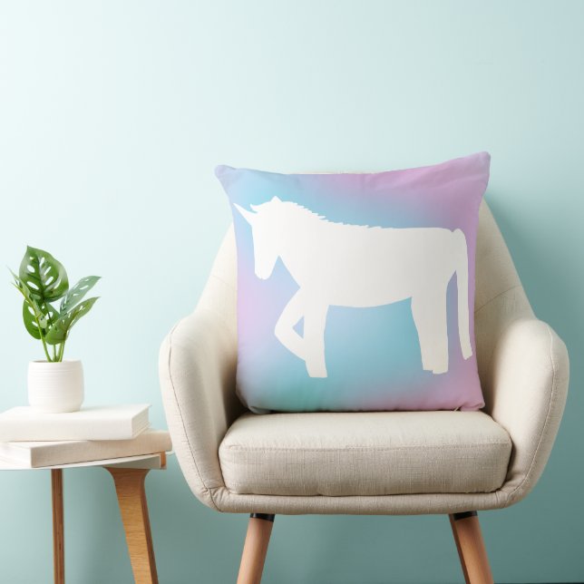 Unicorn Throw Pillow (Chair)