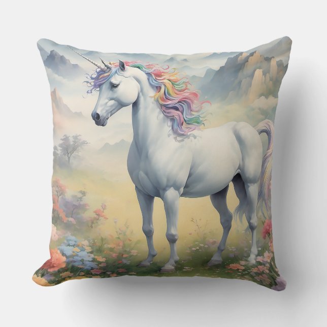 Unicorn Throw Pillow Large (Front)