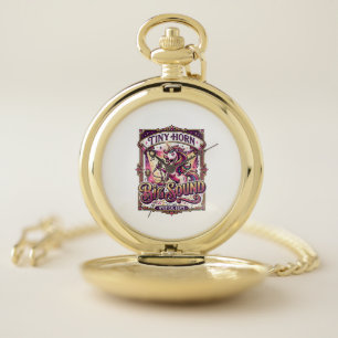 Unicorn Tiny Horn Big Sound Stylish Merch Design_1 Pocket Watch