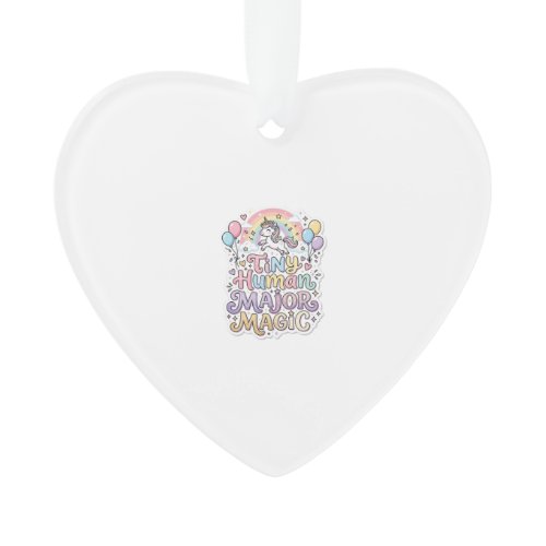 Unicorn Tiny Human Major Magic Premium Vector Vect Ornament