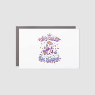 Unicorn Tiny Queen Big Kingdom Gift Idea Sticker a Car Magnet