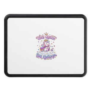 Unicorn Tiny Queen Big Kingdom Gift Idea Sticker a Hitch Cover
