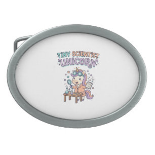 Unicorn Tiny Scientist Unicorn Trendy Product Grap Belt Buckle