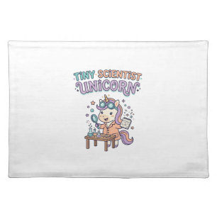 Unicorn Tiny Scientist Unicorn Trendy Product Grap Cloth Placemat